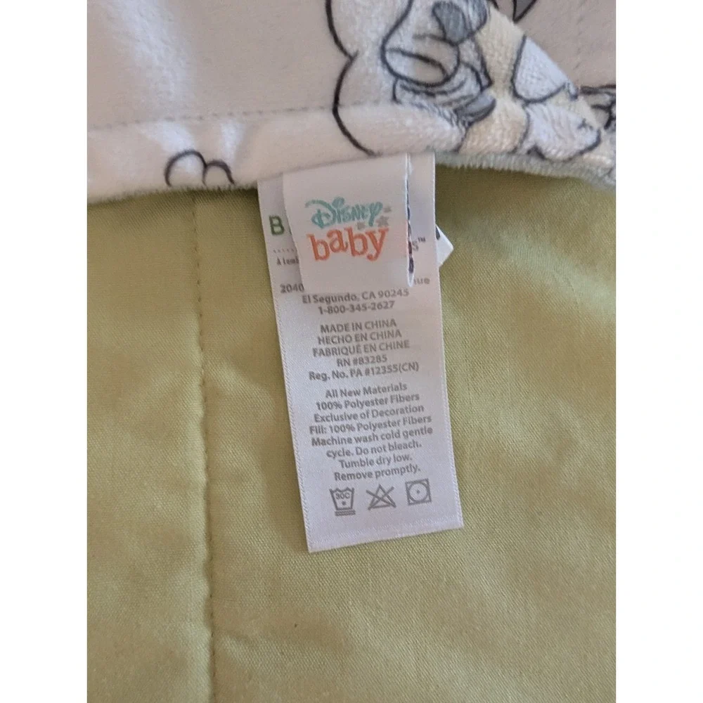 DISNEY BABY Winnie the Pooh Security Blanket Soft Plush Lovey 14x14